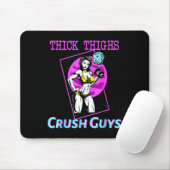 Thiick Thights Crush Typ Weightlift Bodybuildin Mousepad (Mit Mouse)
