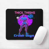 Thiick Thights Crush Typ Weightlift Bodybuildin Mousepad (Mit Mouse)