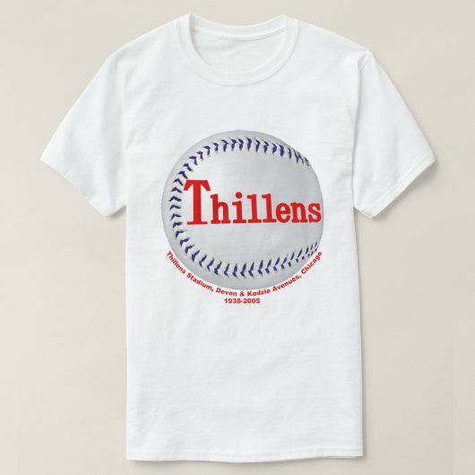 Thillens Stadium, Chicago, Illinois T-Shirt (Design vorne)