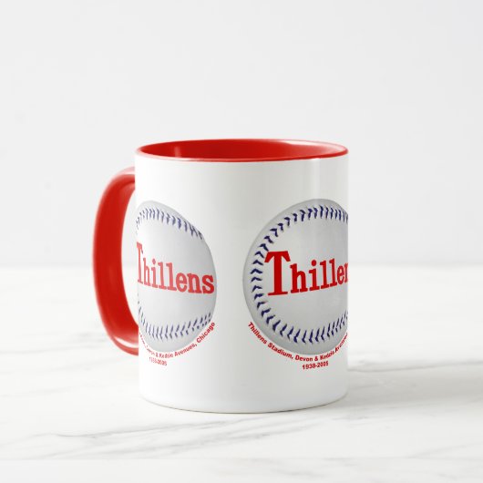 Thillens Stadium Tasse (Vorderseite Links)