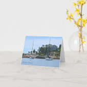 Thimble Island Notecard Karte (Gelbe Blume)