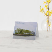 Thimble Island Notecard Karte (Gelbe Blume)