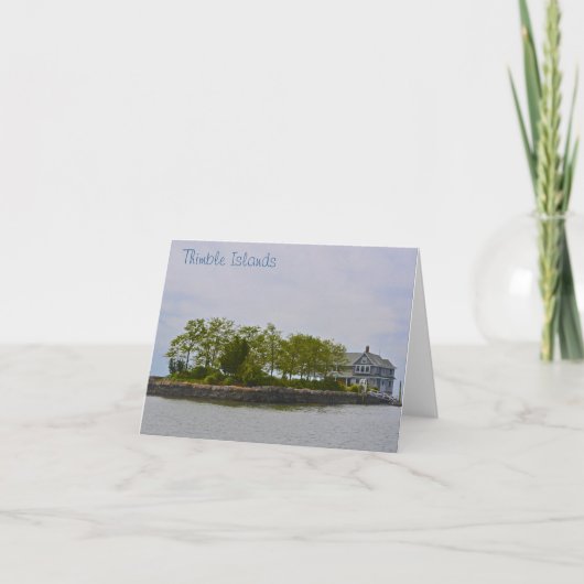 Thimble Island Notecard Karte (Vorderseite)