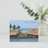 Thimble Island Postcard Postkarte (Stehend Vorderseite)