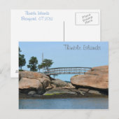 Thimble Island Postcard Postkarte (Vorne/Hinten)