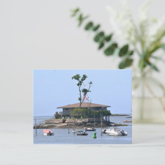 Thimble Island Postcard Postkarte (Stehend Vorderseite)