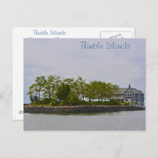 Thimble Island Postcard Postkarte (Vorne/Hinten)