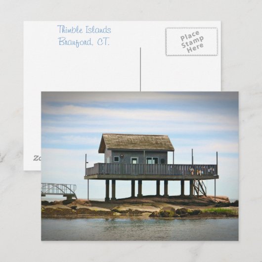 Thimble Island Postcard Postkarte (Vorne/Hinten)