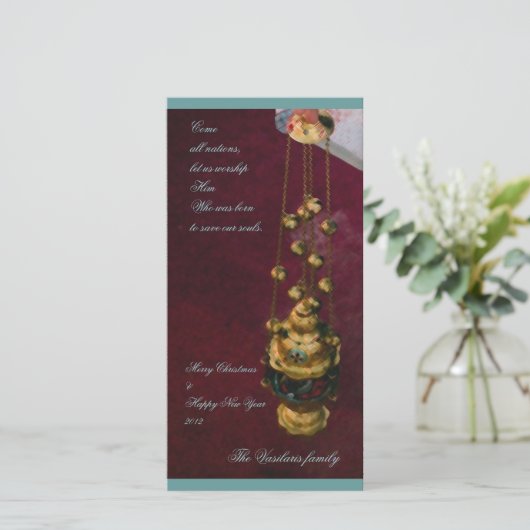 Thimiato Feiertagskarte (Stehend Vorderseite)