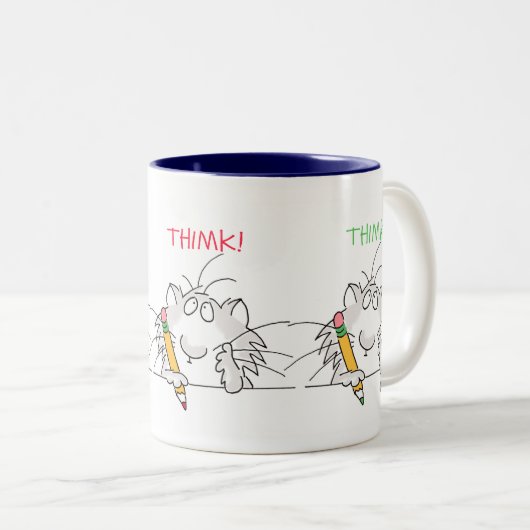 THIMK! von Boynton Zweifarbige Tasse (VorderseiteRechts)