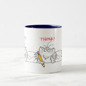 THIMK! von Boynton Zweifarbige Tasse (Mittel)