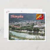 Thimphu - postkarte (Vorne/Hinten)
