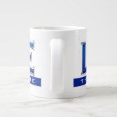 Thin Blue Line 15oz Jumbo-Tasse (Rückseite)