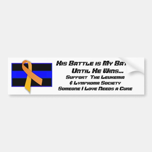 Thin_Blue_Line, 2000px-Orange_ribbon_svg, sein B… Autoaufkleber (Vorne)