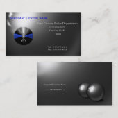 Thin Blue Line - 911 Visitenkarte (Vorne/Hinten)