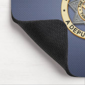 Thin Blue Line Abzeichen Mousepad (Ecke)