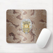 Thin Blue Line Abzeichen Mousepad (Mit Mouse)