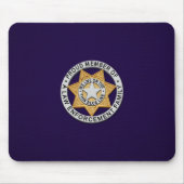 Thin Blue Line Abzeichen Mousepad (Vorne)