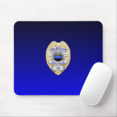 Thin Blue Line Abzeichen Mousepad (Mit Mouse)