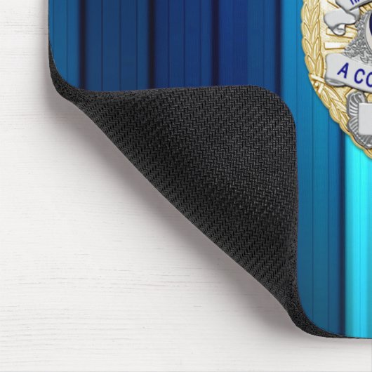 Thin Blue Line Abzeichen Mousepad (Ecke)