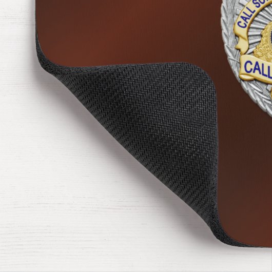 Thin Blue Line Abzeichen Mousepad (Ecke)