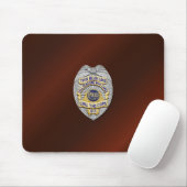 Thin Blue Line Abzeichen Mousepad (Mit Mouse)