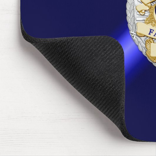 Thin Blue Line Abzeichen Mousepad (Ecke)