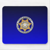 Thin Blue Line Abzeichen Mousepad (Vorne)