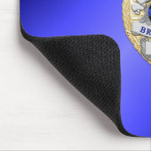 Thin Blue Line Abzeichen Mousepad (Ecke)