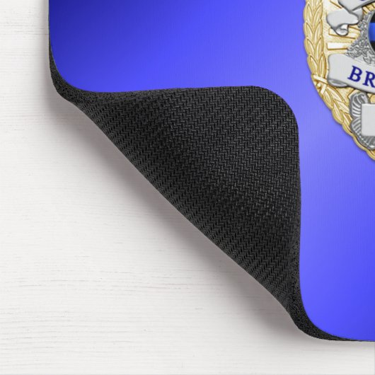 Thin Blue Line Abzeichen Mousepad (Ecke)