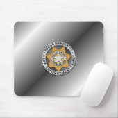 Thin Blue Line Abzeichen Mousepad (Mit Mouse)