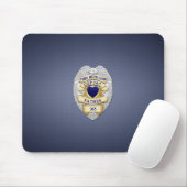 Thin Blue Line Abzeichen Mousepad (Mit Mouse)
