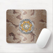 Thin Blue Line Abzeichen Mousepad (Mit Mouse)