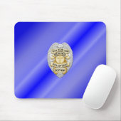 Thin Blue Line Abzeichen Mousepad (Mit Mouse)