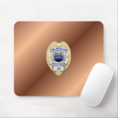 Thin Blue Line Abzeichen Mousepad (Mit Mouse)