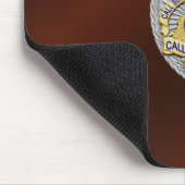 Thin Blue Line Abzeichen Mousepad (Ecke)