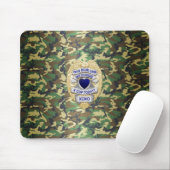 Thin Blue Line Abzeichen Mousepad (Mit Mouse)