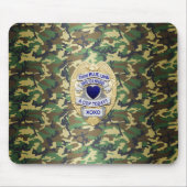 Thin Blue Line Abzeichen Mousepad (Vorne)