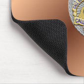 Thin Blue Line Abzeichen Mousepad (Ecke)