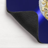 Thin Blue Line Abzeichen Mousepad (Ecke)
