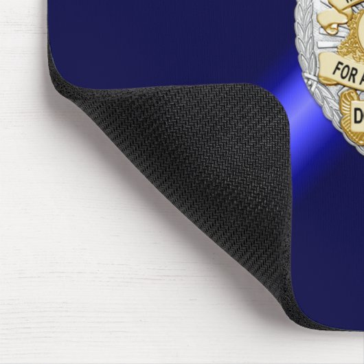 Thin Blue Line Abzeichen Mousepad (Ecke)
