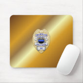 Thin Blue Line Abzeichen Mousepad (Mit Mouse)