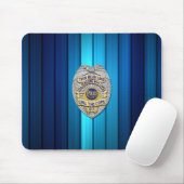 Thin Blue Line Abzeichen Mousepad (Mit Mouse)