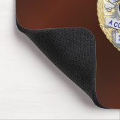 Thin Blue Line Abzeichen Mousepad (Ecke)