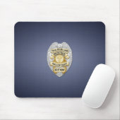 Thin Blue Line Abzeichen Mousepad (Mit Mouse)