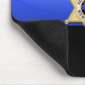 Thin Blue Line - Abzeichen Mousepad (Ecke)