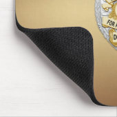 Thin Blue Line Abzeichen Mousepad (Ecke)