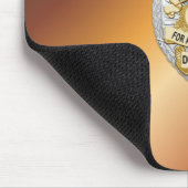 Thin Blue Line Abzeichen Mousepad (Ecke)