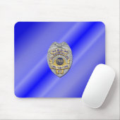 Thin Blue Line Abzeichen Mousepad (Mit Mouse)