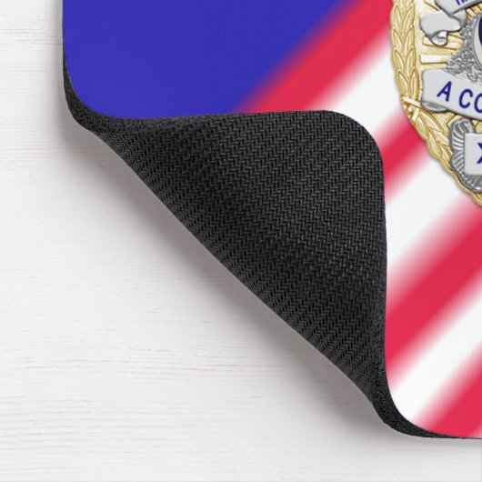 Thin Blue Line Abzeichen Mousepad (Ecke)